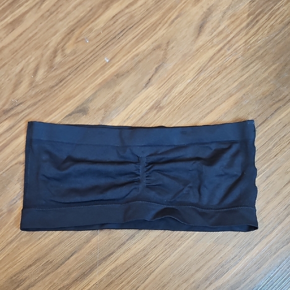 No Boundaries Tops - No Boundaries Black Ribbed Bandeau